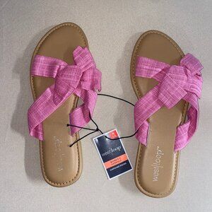 Westloop Pink Bowed Sandals